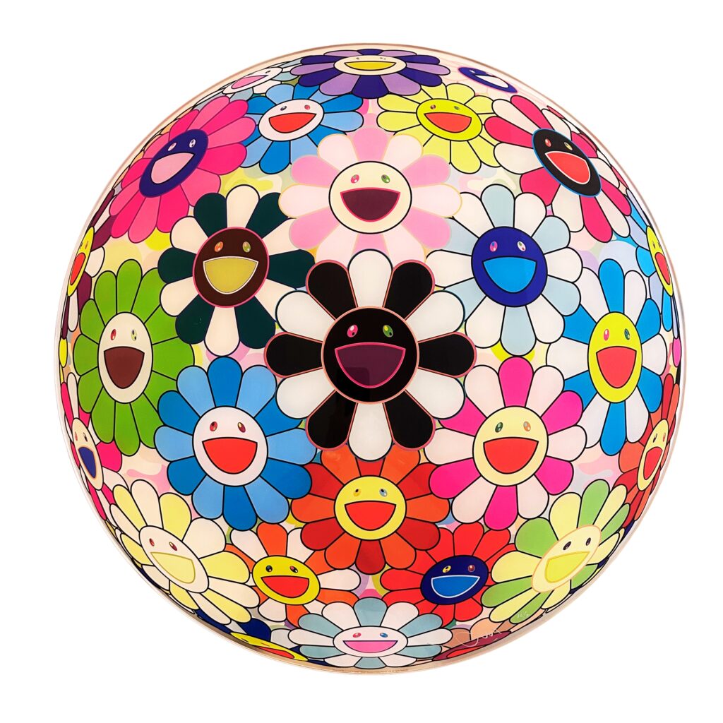 takashi murakami flower ball blood galerie paul janssen