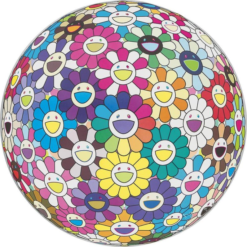 takashi murakami flower ball galerie paul janssen