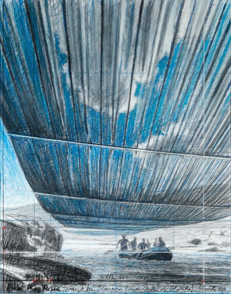 Christo and Jeanne-Claude, Over the river, Project for the arkansas river, state of colorado