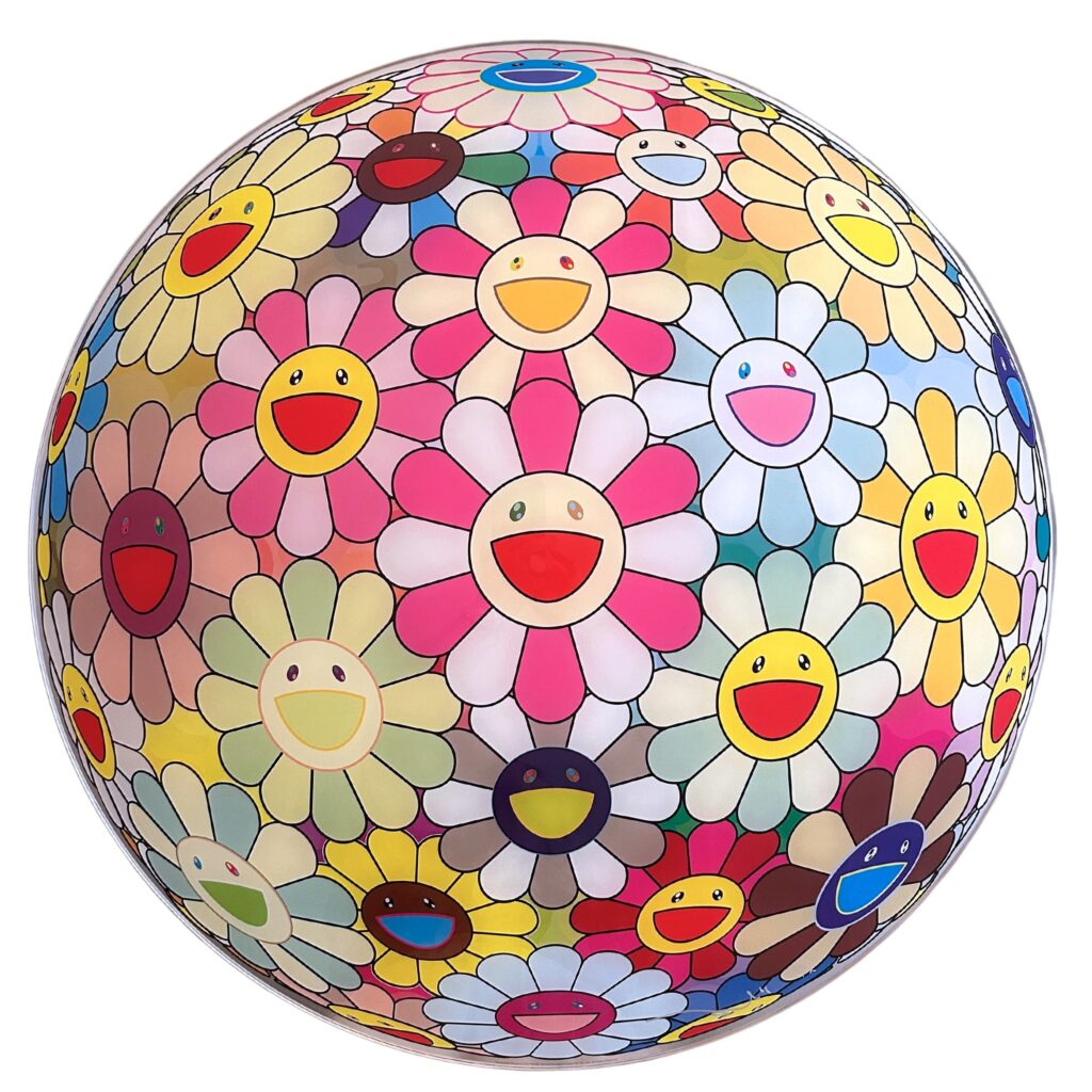 takashi murakami flower ball margaret galerie paul janssen