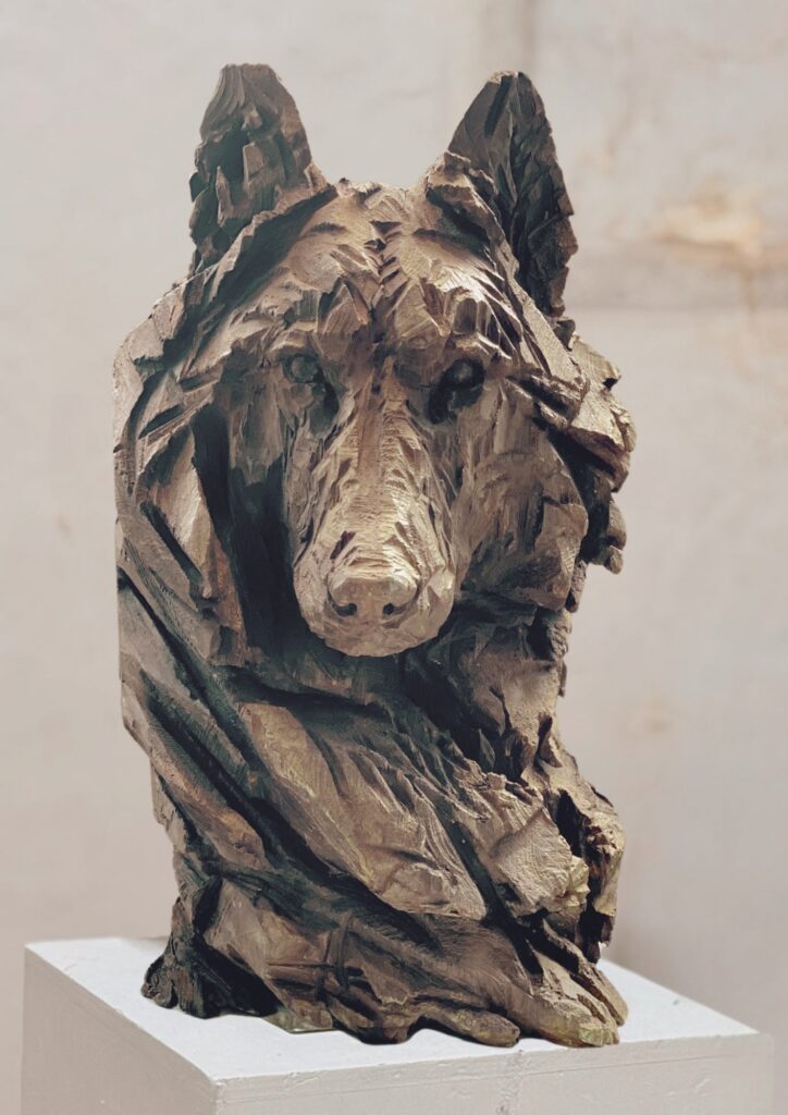 Jürgen Lingl Loup bronze